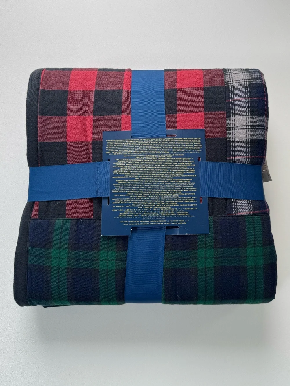 Polo Ralph Lauren Home Knollwood Plaid Throw Blanket | NWT